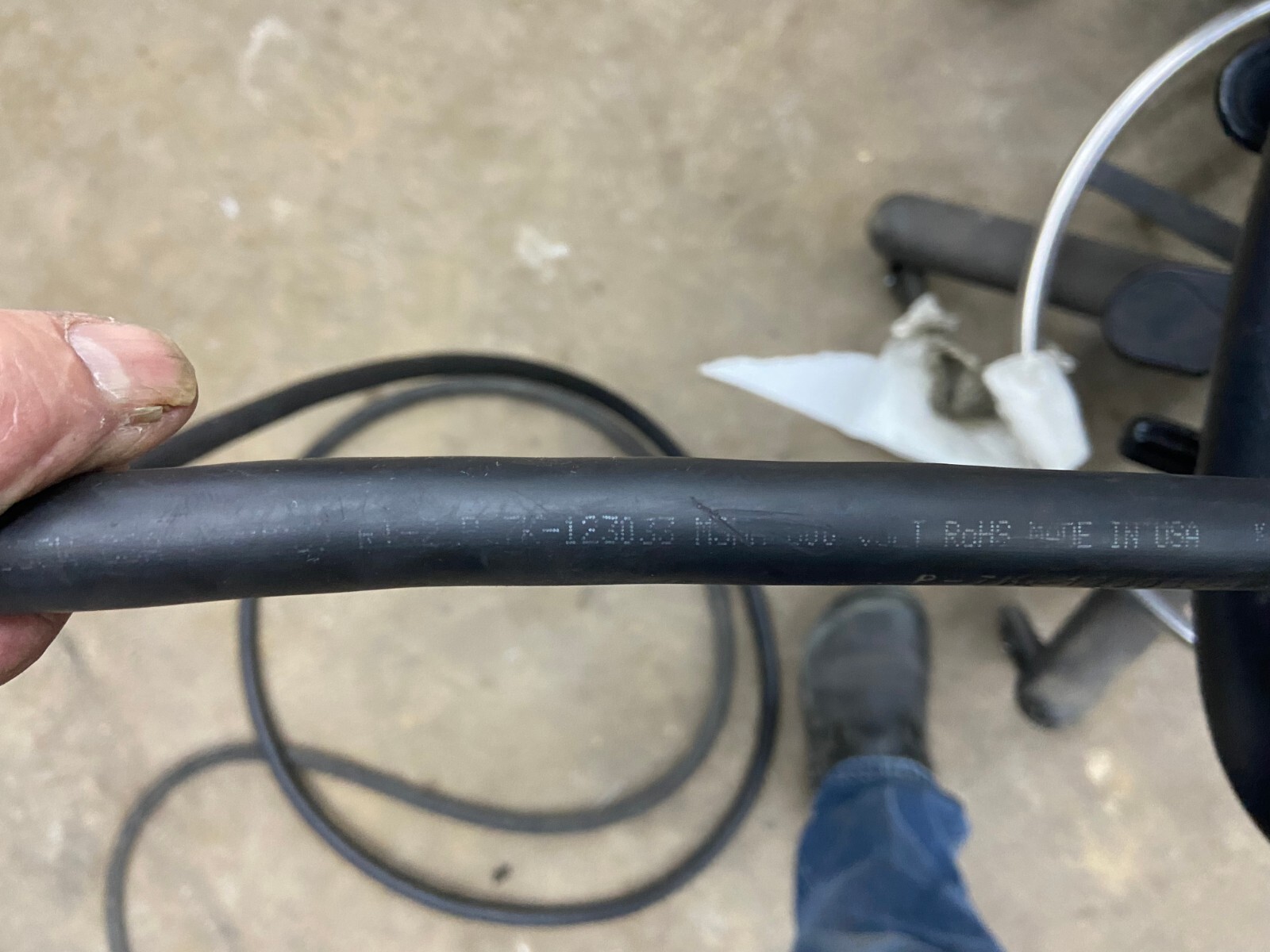 84000 4/C Wire Cord SOOW , Rubber Coated, 10 Gauge, 4 Conductor