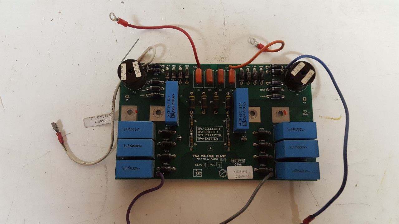 Liebert 02-792212-01 Rev 1 PWA Voltage Clamp Circuit Board