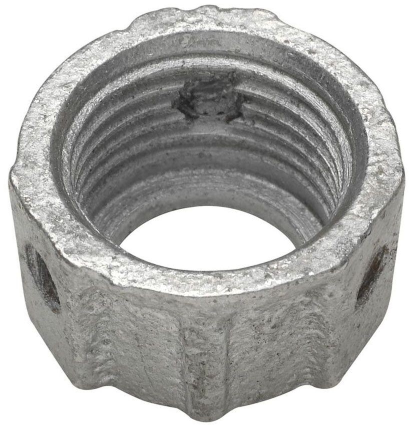 Crouse Hinds 1033NI, 1, Mllble Iron, NonInsulated Throat, Thrd, Rgd Con Bshg 1pc