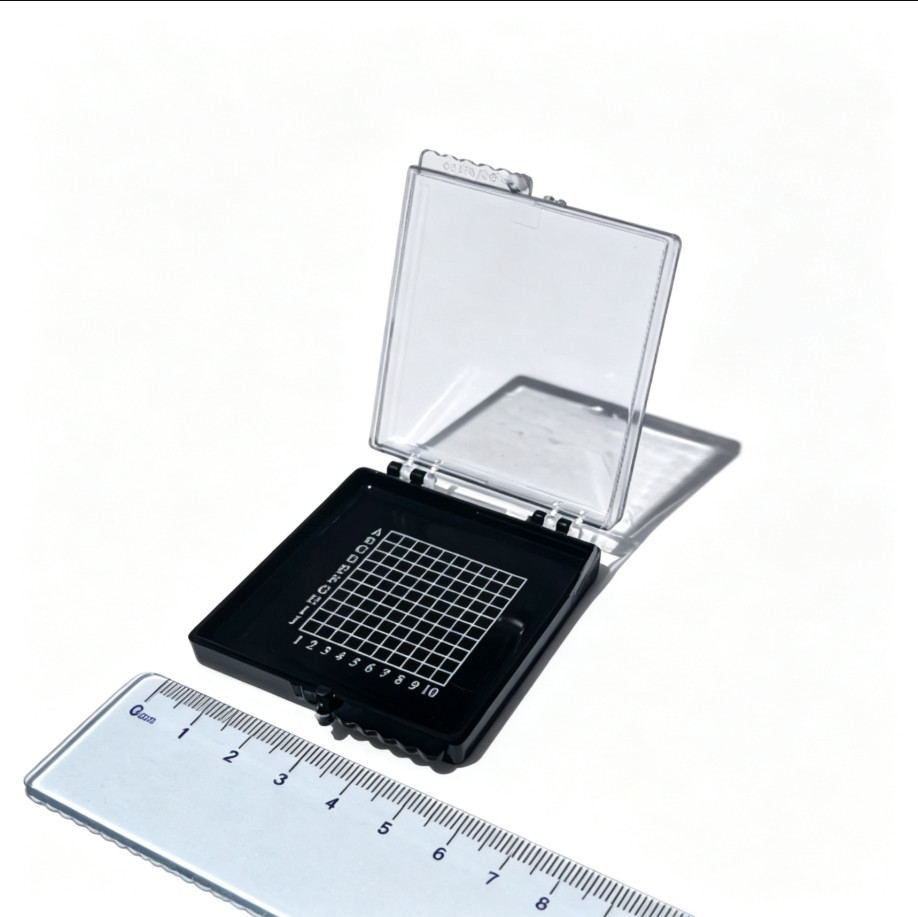 Chip Storage Box 55mm 75mm Sticky Gel Case Semiconductor Wafer Die Holder