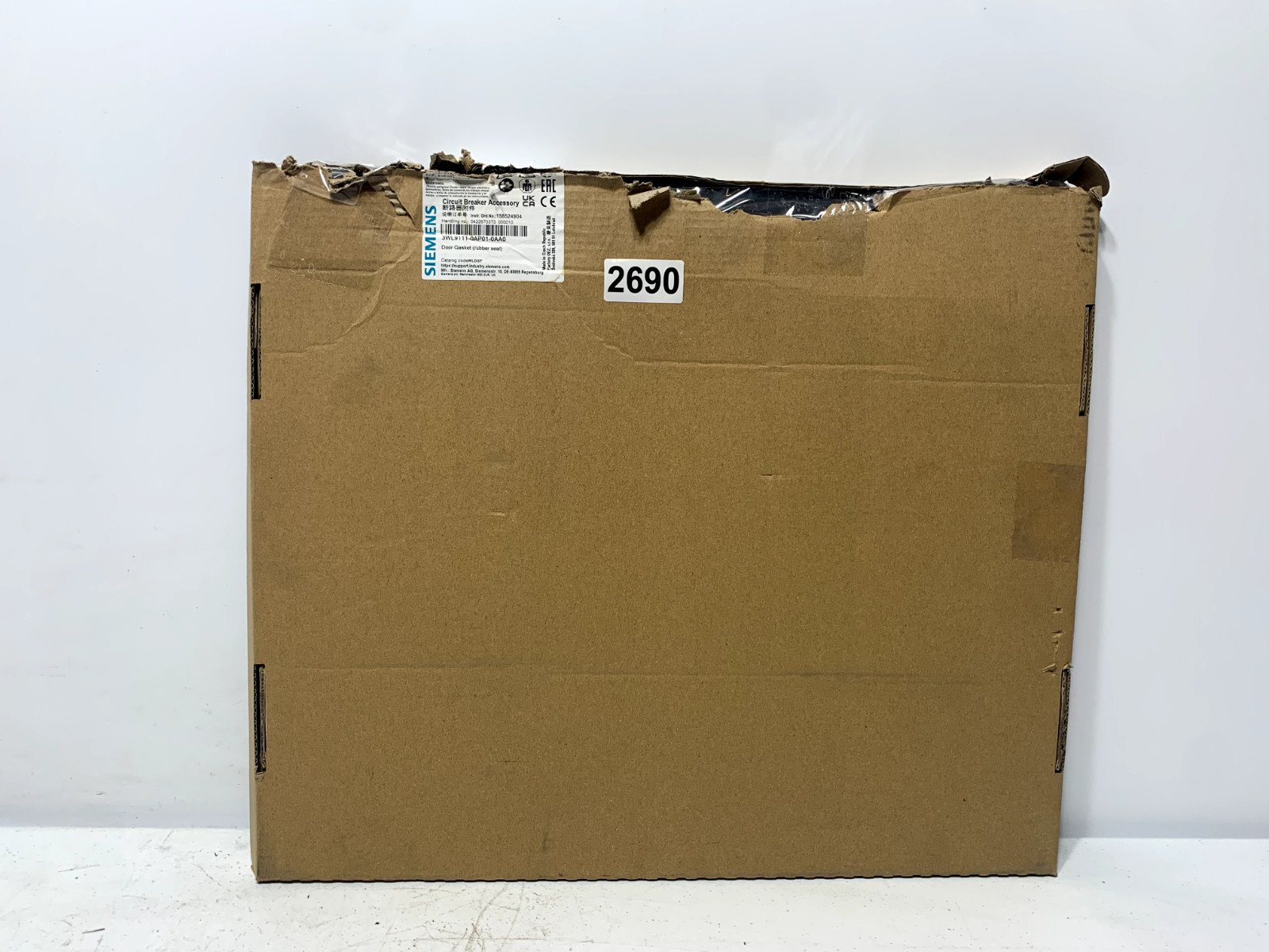 Siemens 3WL9111-0AP01-0AA0 3WL Door Gasket Rubber Seal Sealing Frame