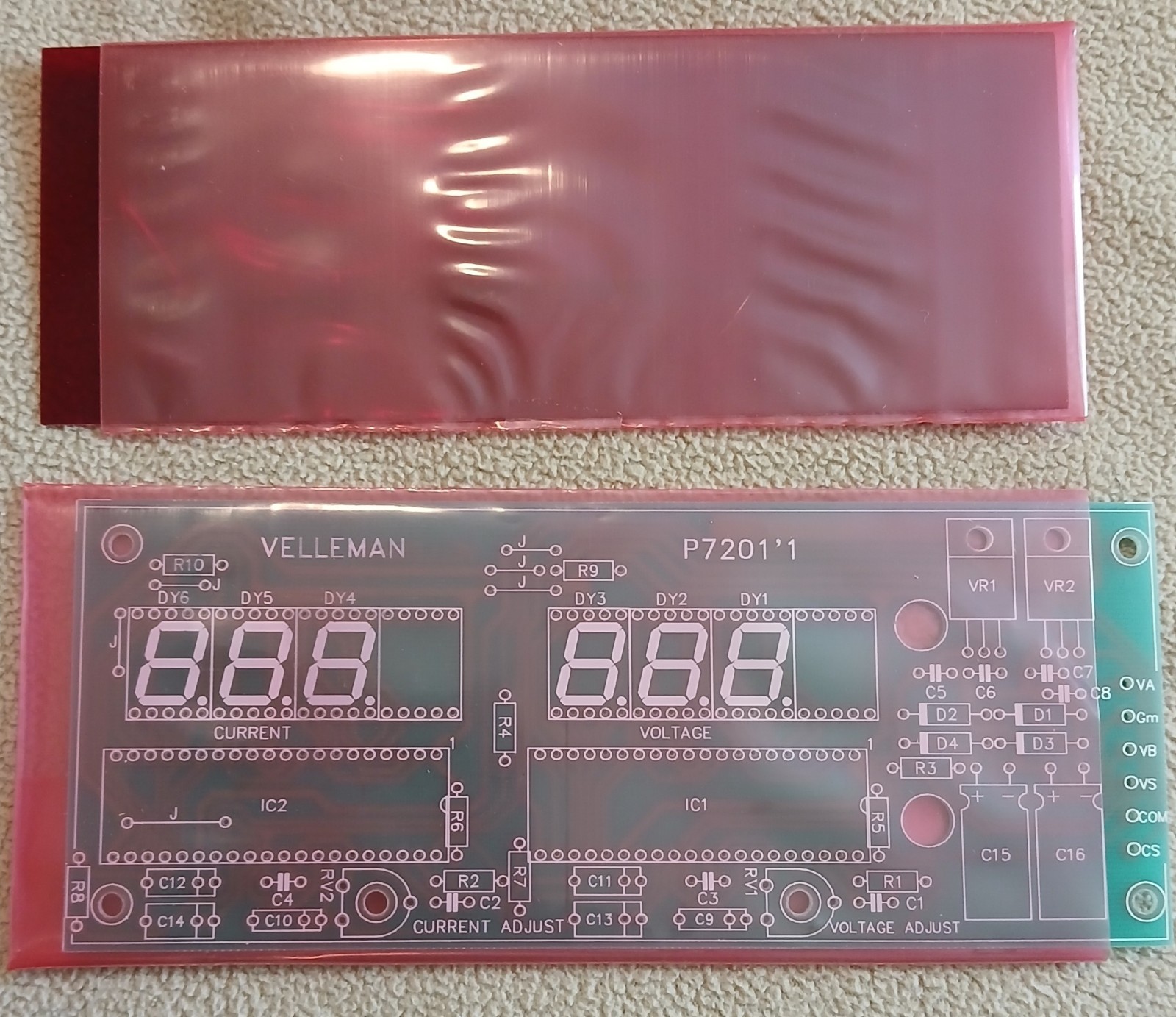 Velleman K7201 Dual Digital Panel Meter