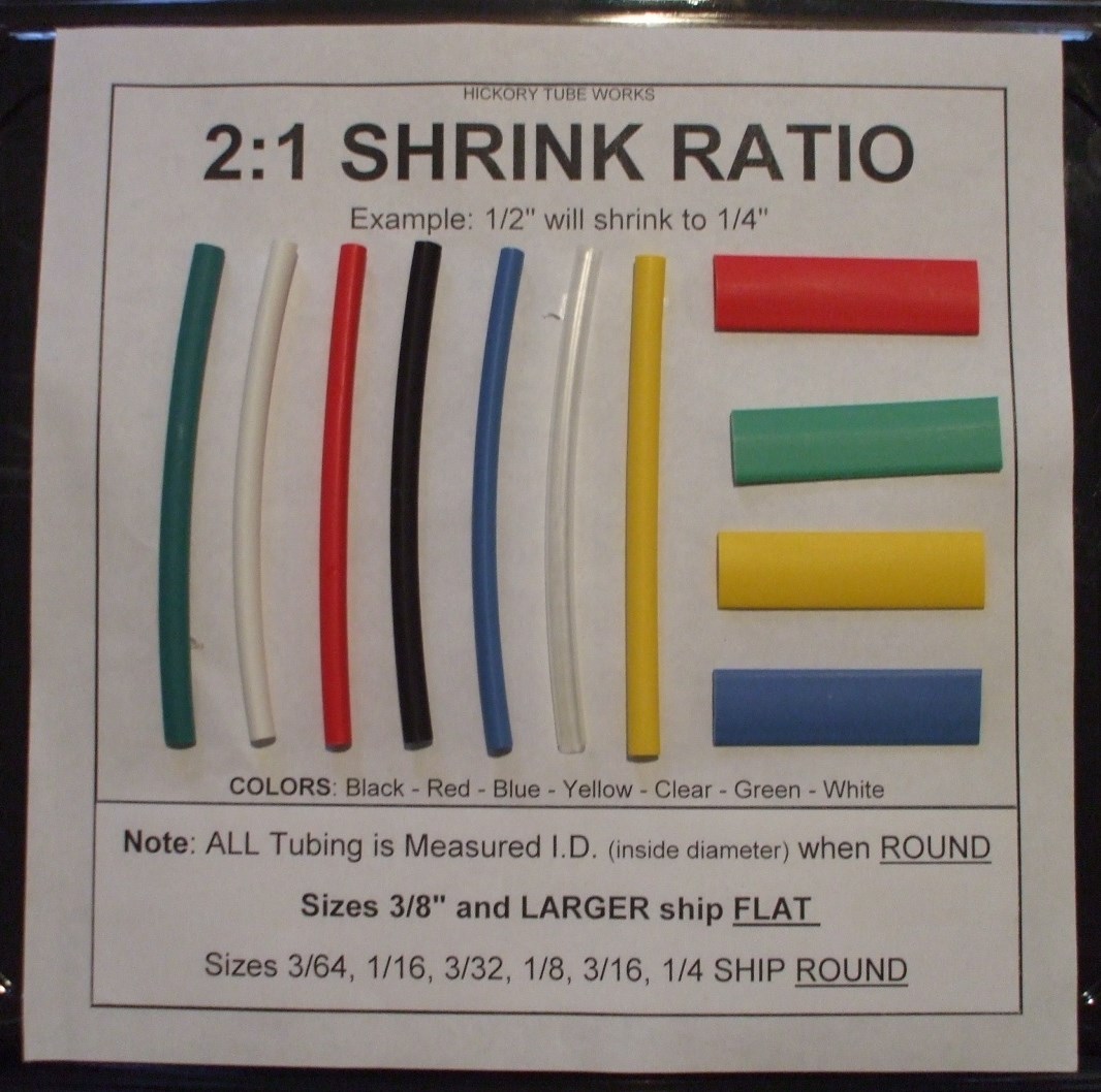 1/16″ BLACK 10′ Heat Shrink Tubing – Shipping Discount