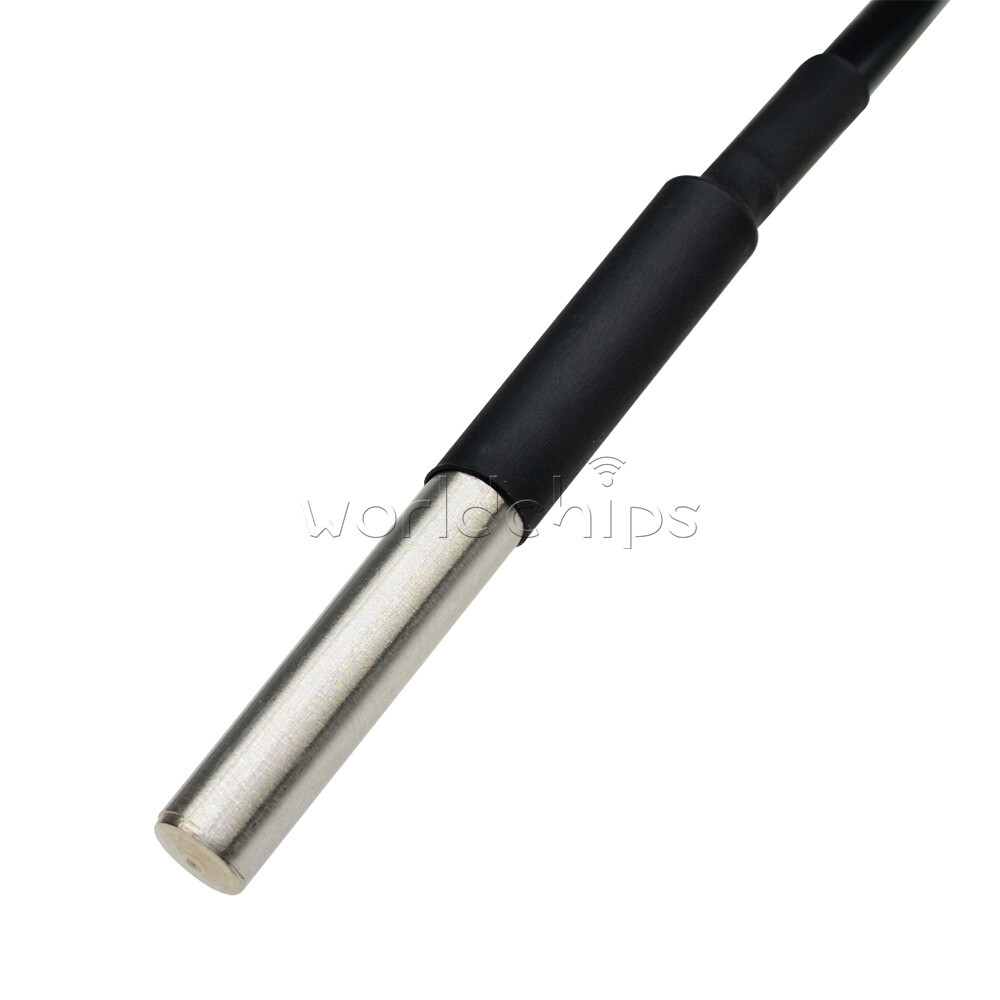 20x 1M DS18B20 Waterproof Digital Humidity Sensor Probe Thermistor Cable NTC
