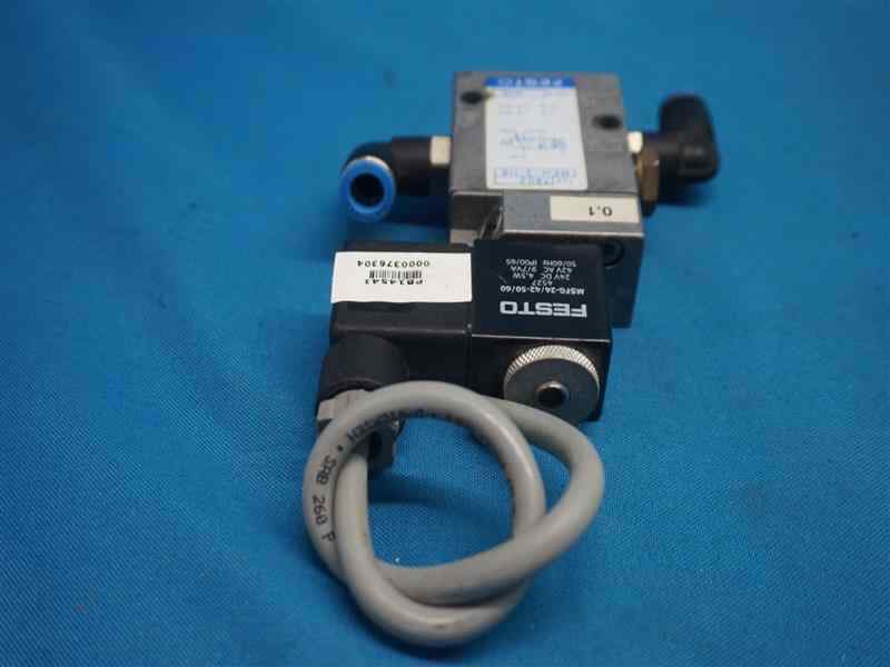 Festo 7802 MFH-3-1/8 MFH318 Solenoid Valve w/ MSFG-24/42-50/60