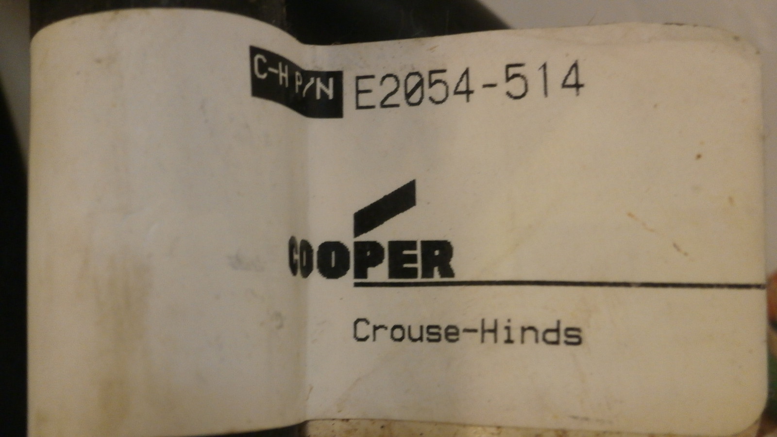 COOPER / CROUSE-HINDS 12 FT CABLE E2054-514