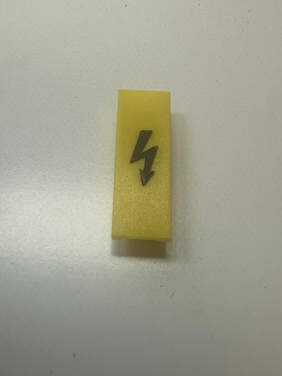 Siemens 8WA1-812 Screw Terminal Covers w Lightning Symbol Yellow 10mm (Lot of 49