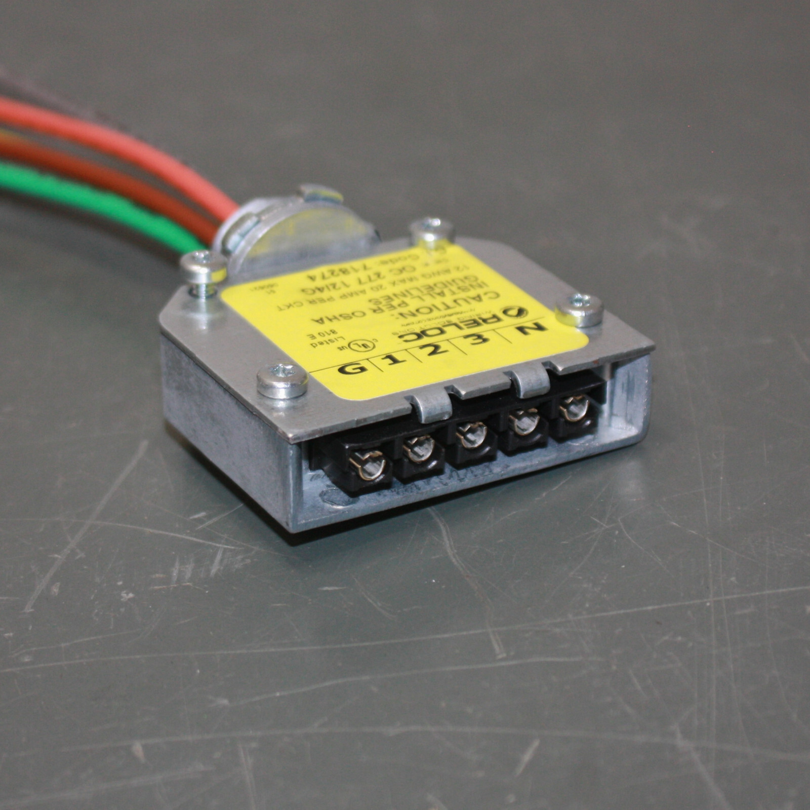 (10) Lithonia Reloc OnePass Converter OC 277 12/4G M10, Lighting Wire Adapter