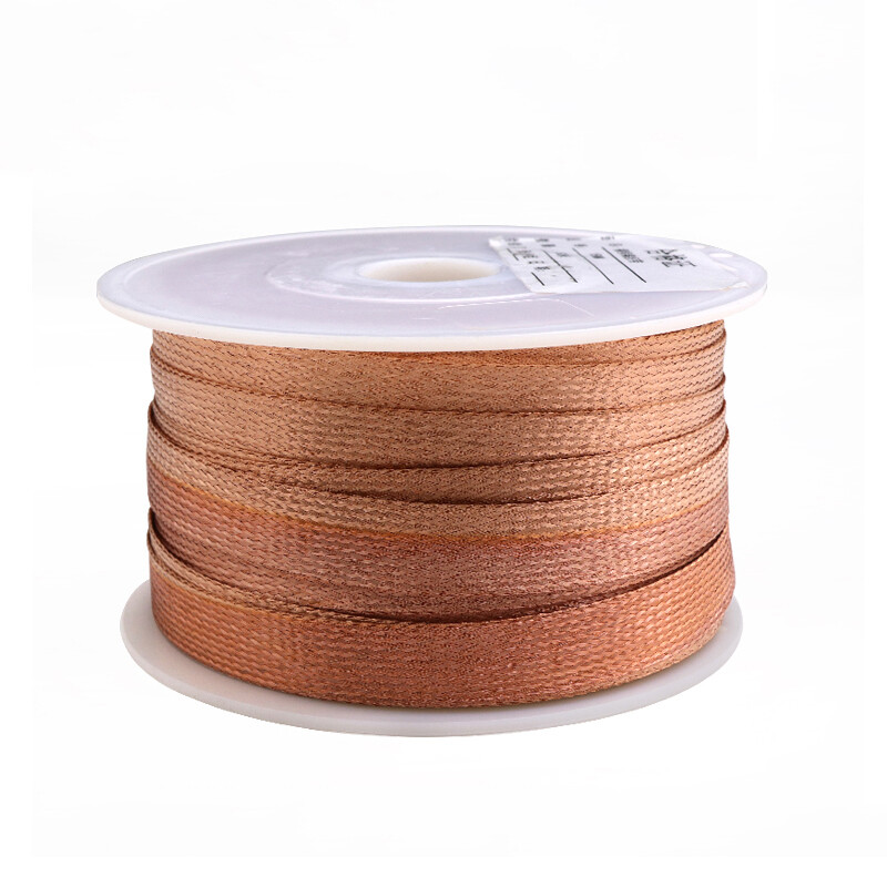 Pure Copper Expandable Metal Braided Shield Sleeving Tube Power Audio Cable Wire