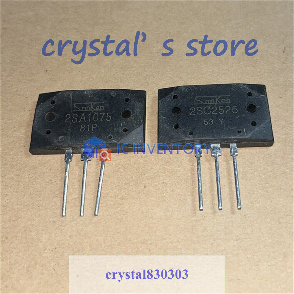 1PCS SANKEN 2SA1075 + 2SC2525 Complementary Transistor