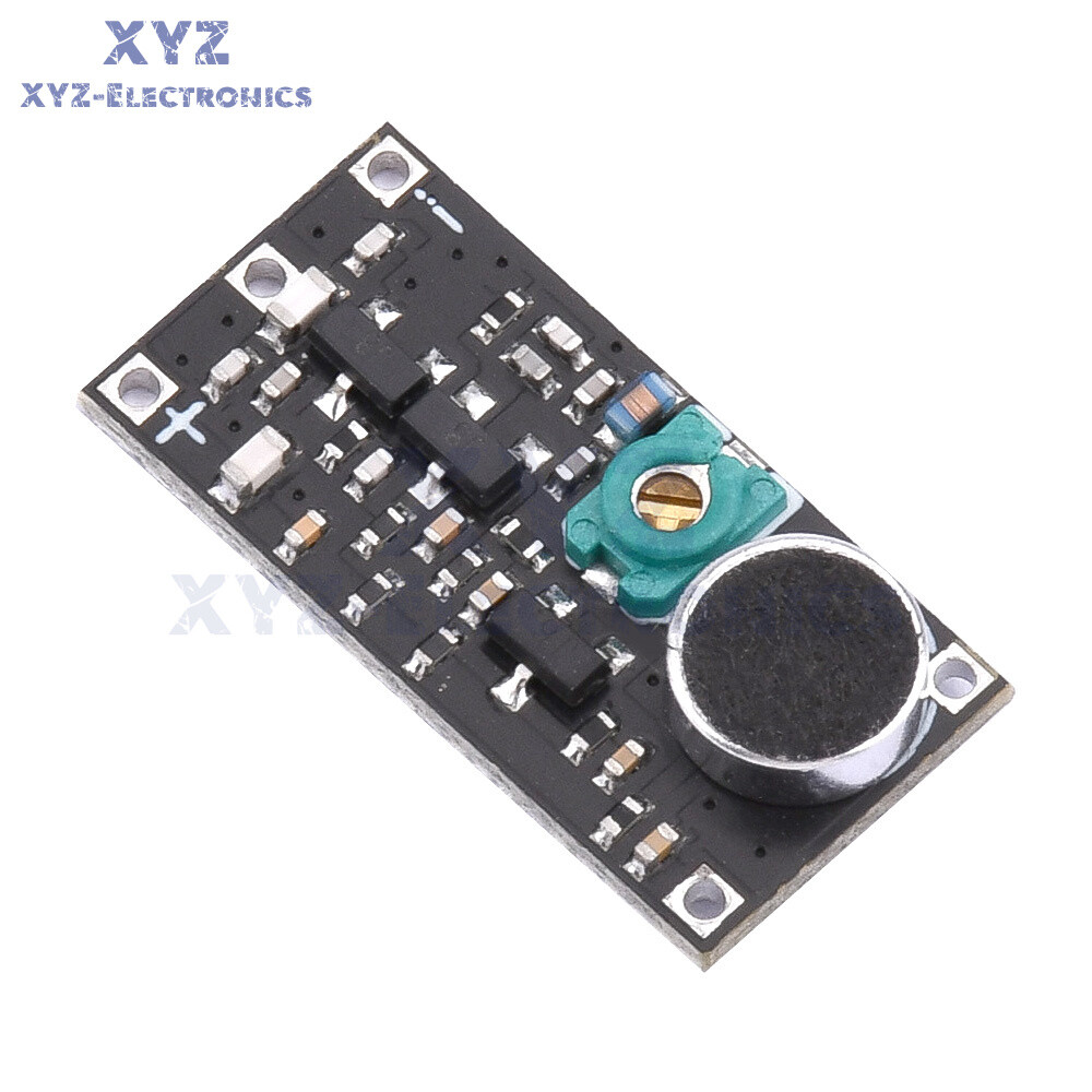 FM Transmitter Module Wireless Microphone Surveillance Frequency 88-108MHz