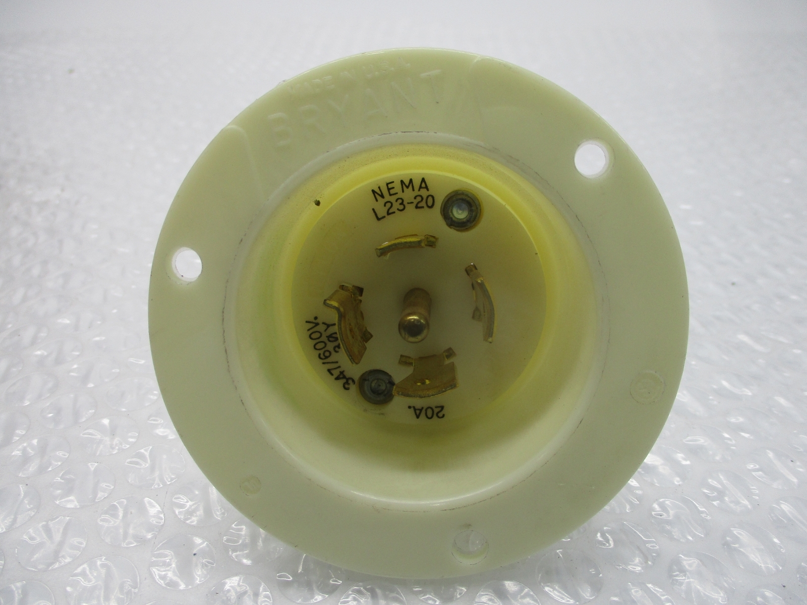 BRYANT NEMA L23-20 FLANGED INLET UNMP