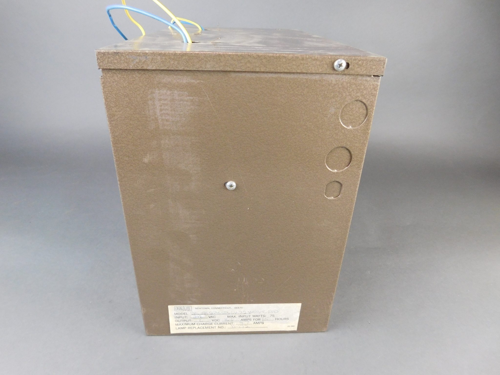 Dual Lite AS Series Emergency Light, Model 1452PSSB6V.72WSB-C-LVD – NEW Surplus!
