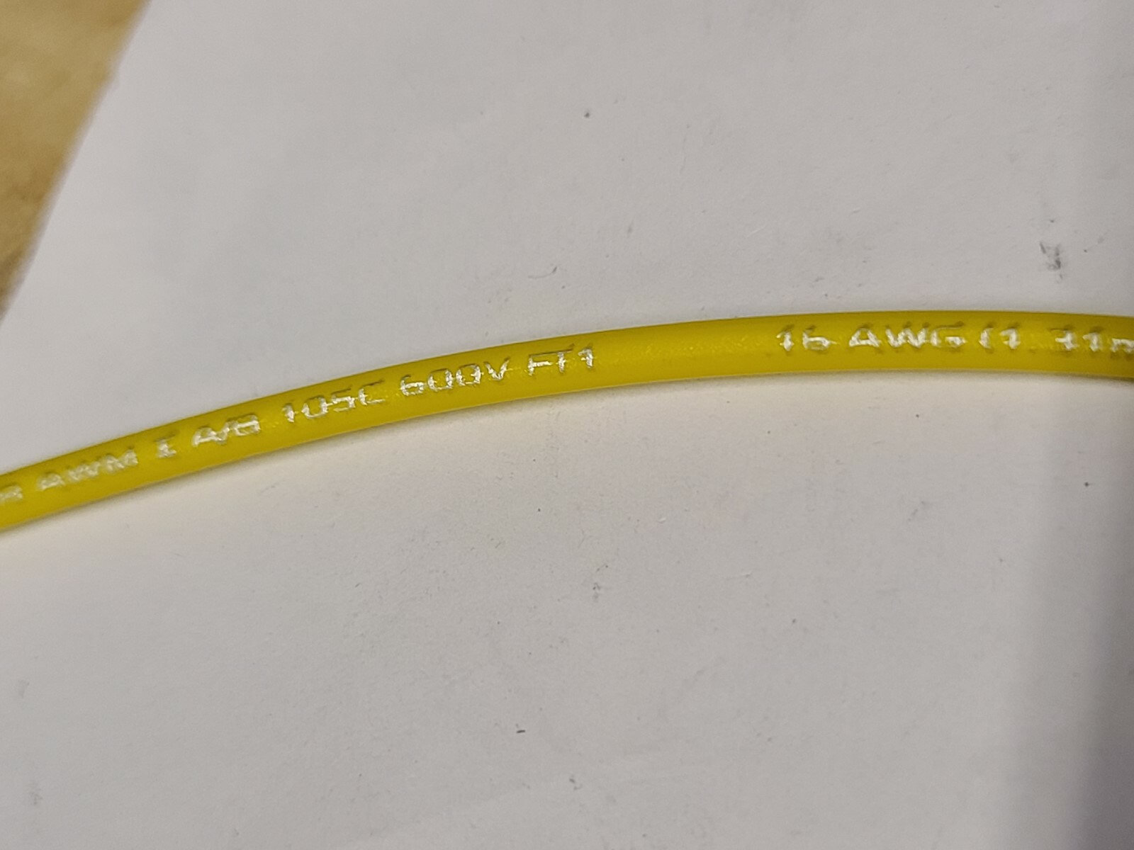 Southwire/Copperfield #16awg 26×30 Boat Cable BC-5W2 Hook-Up Wire Yellow /100ft