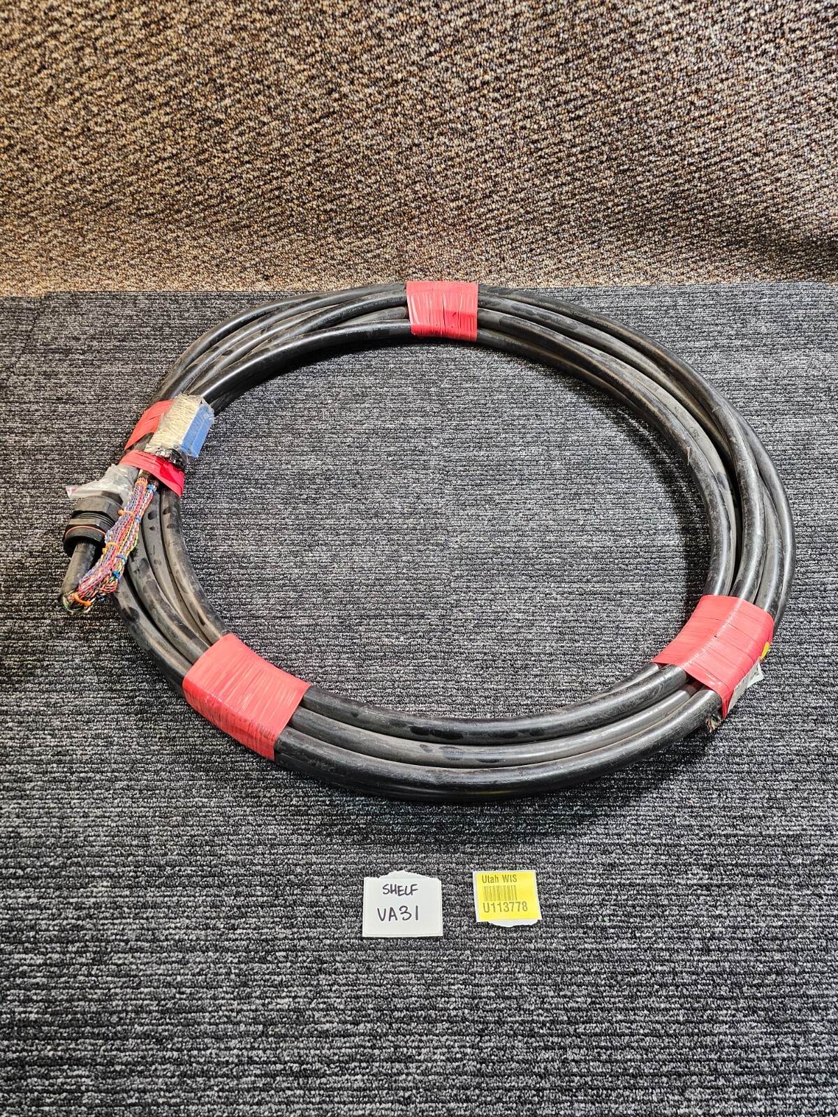 Superior Essex 1680-H 50X24 Megapic-NF Black Roughly Network Cable Approx. 50ft