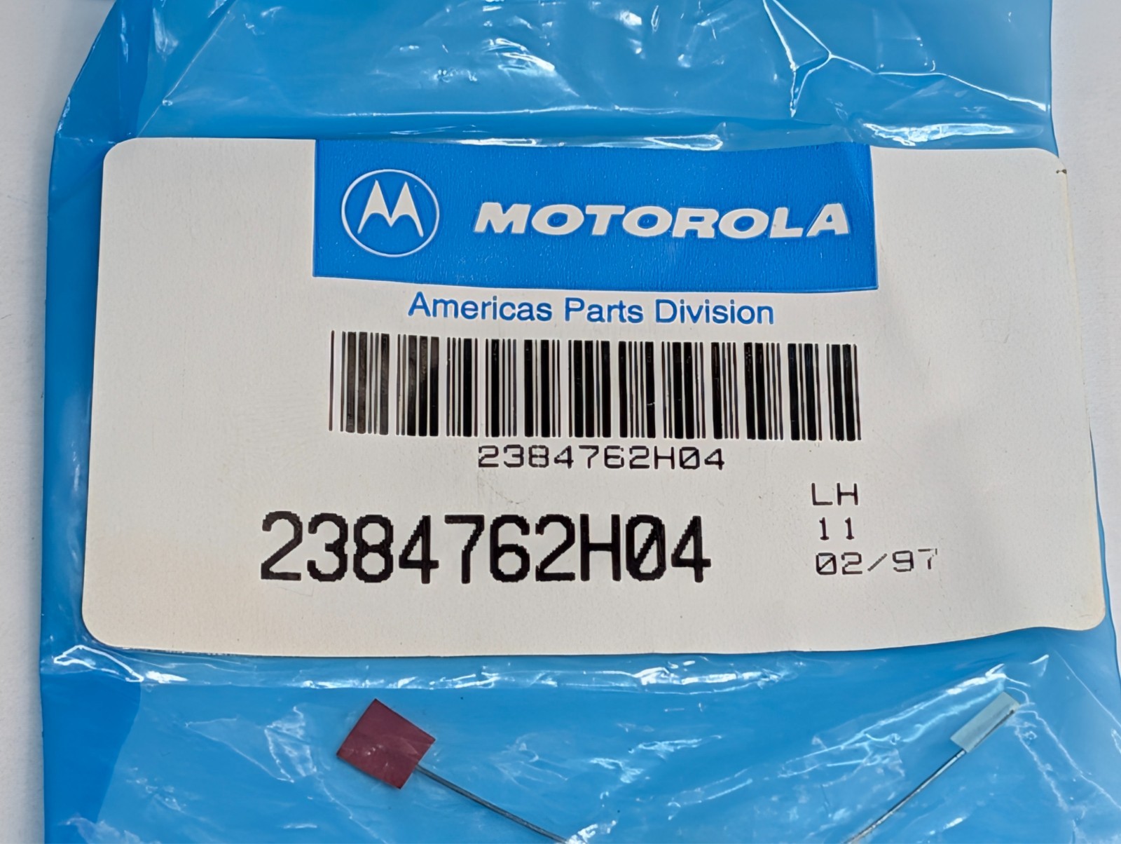 Vintage Motorola Radio New Old Stock Part OEM # 23-84762H04 1997