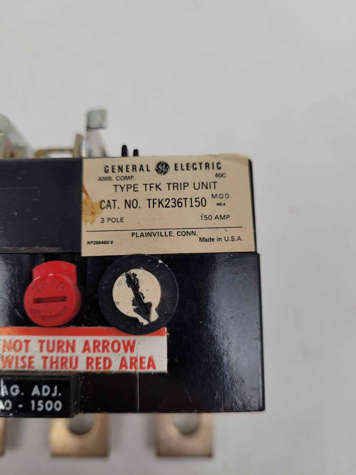 TFK236T150 GE 150 Amp Trip Unit For TFK Frame Breaker – Next Day Option
