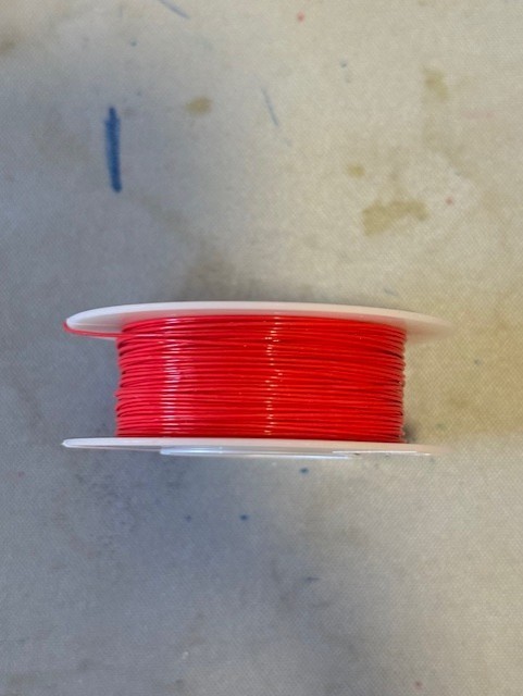 Daburn 2420/28 Ultra-Flexible Microminiature FEP Lead Wire, Red, 100 ft roll