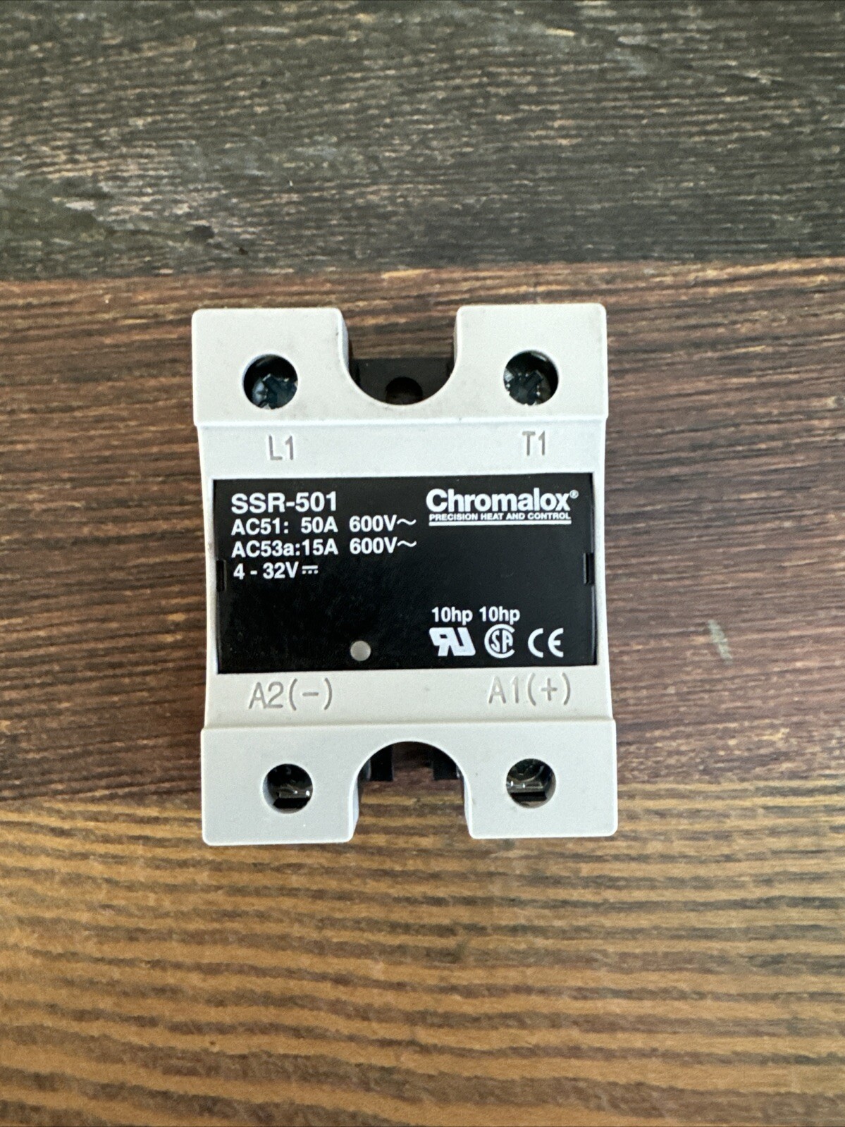 *NEW* Chromalox SSR-501 Power Controller, 50A, 600VAC, 4-32VDC