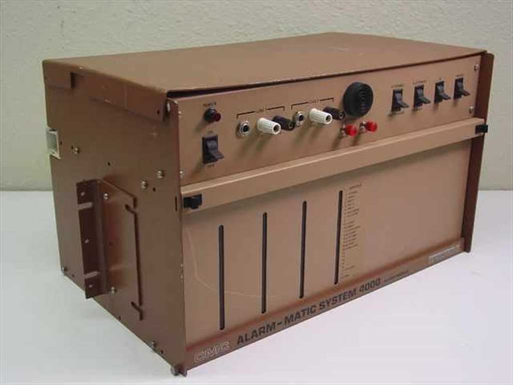 CMC Alarm-Matic System 4000 Rackmount with wire wrap circuit boards Electronic C