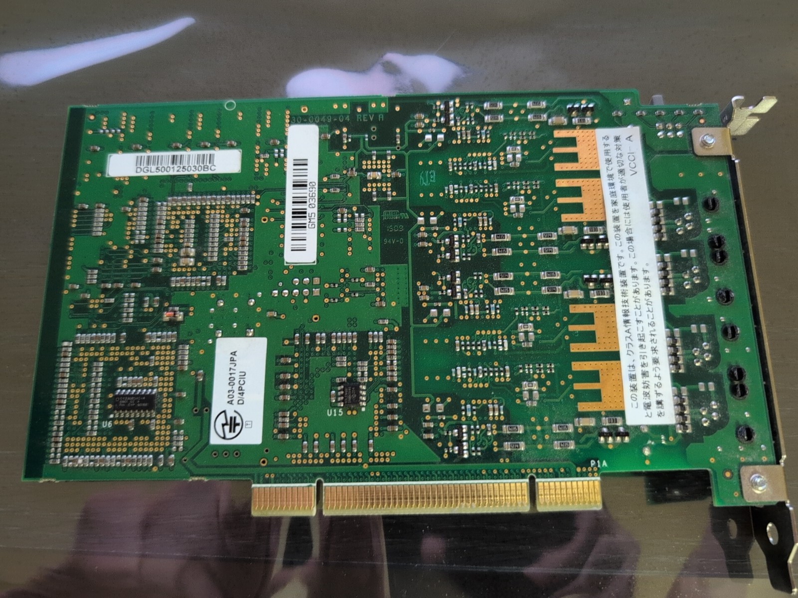 Dialogic Corp. D4PCIU 44-0053-02 4 Port Voice Board A03-0017JPA D/4PCIU free shi