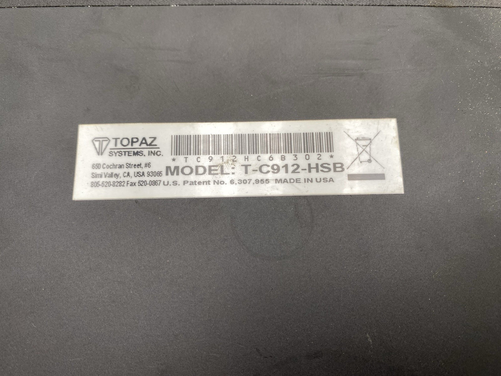 Lot of 4 Topaz Systems Electronic Clipboard 3x T-C912-HSB-R & 1x TC912HSBR