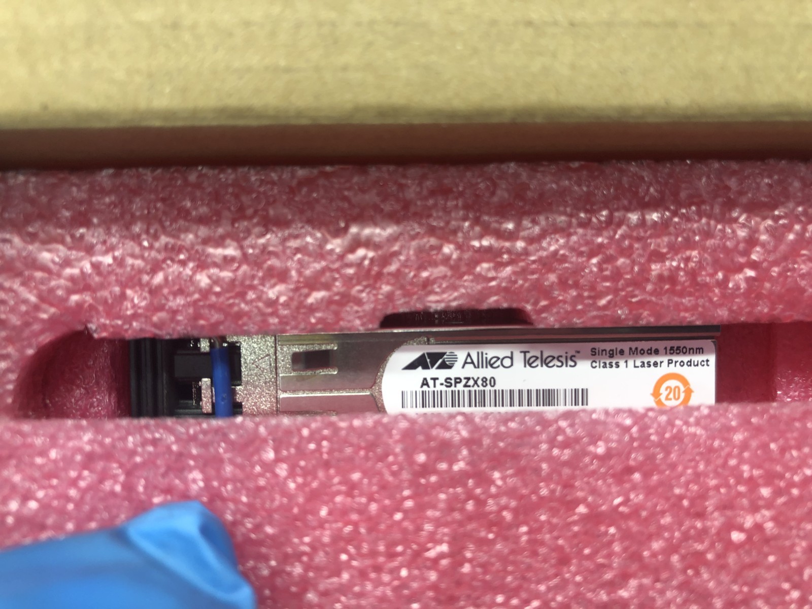 Allied Telesis AT-SPZX80 1000ZX (LC) Single Mode SFP Transceiver Module, 195599