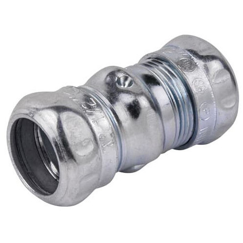 Steel City TK-111, 1/2″, Steel, Compression, EMT Coupling, 1 pc