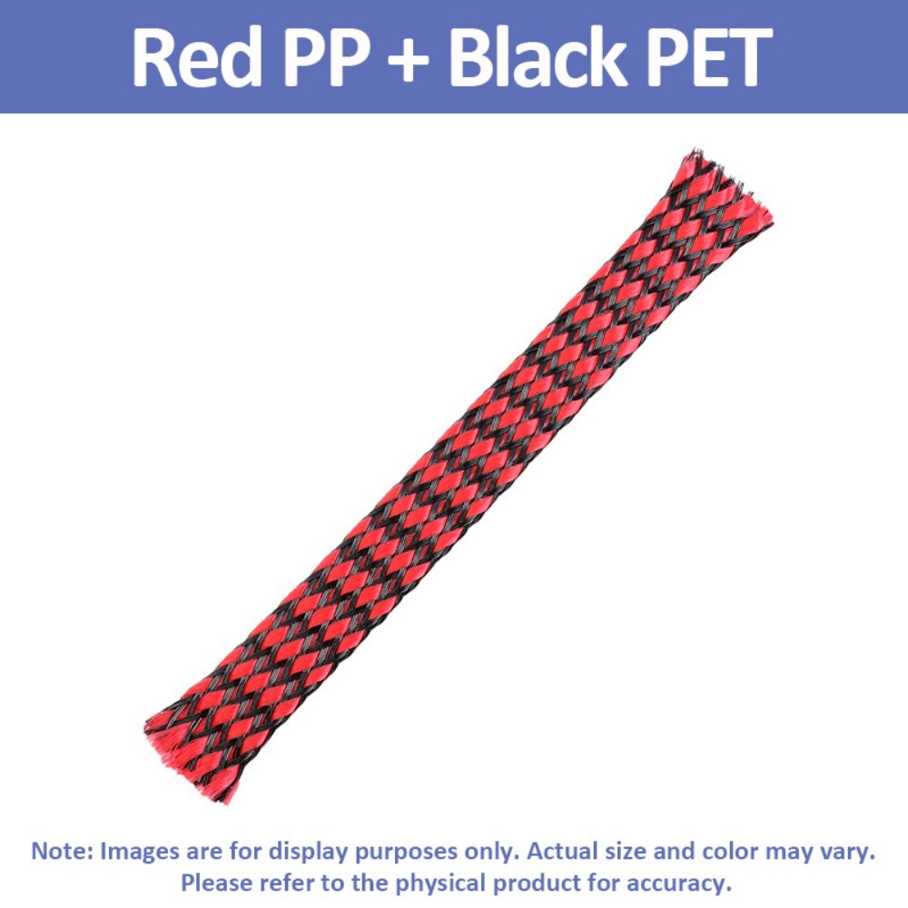 PP/PET Expandable Wire Cable Sleeving Sheathing Braided Loom Tubing Harnessing