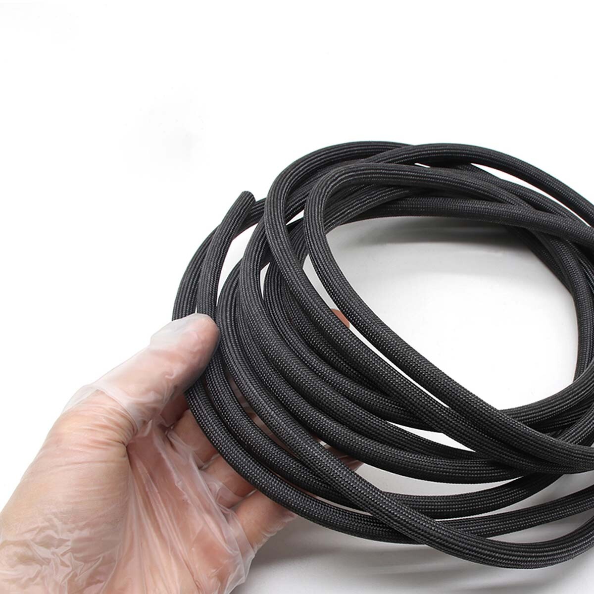 600°C Black HIGH TEMP Fiberglass Sleeving Wire Cable Insulation Tube 1 ~30mm Dia
