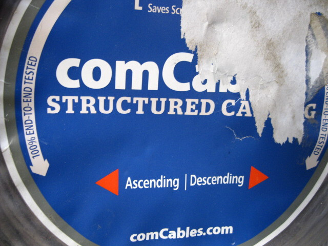 500ft ComCables 22AWG 4C stranded CMR Coil Bag | 6.7LBS