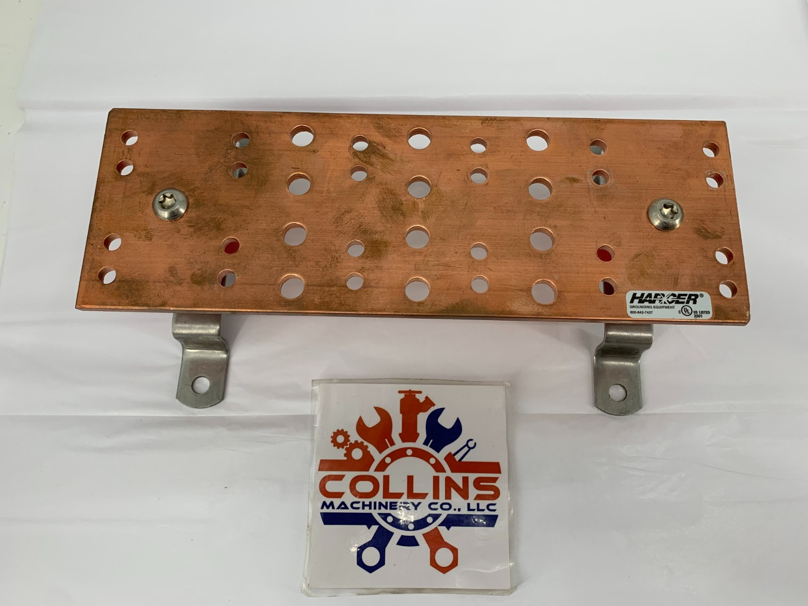 Harger GBIP14412TMGB 1/4″ X 4″ X 12″ TMGB Hole Pattern 36 Holes Grounding Bar