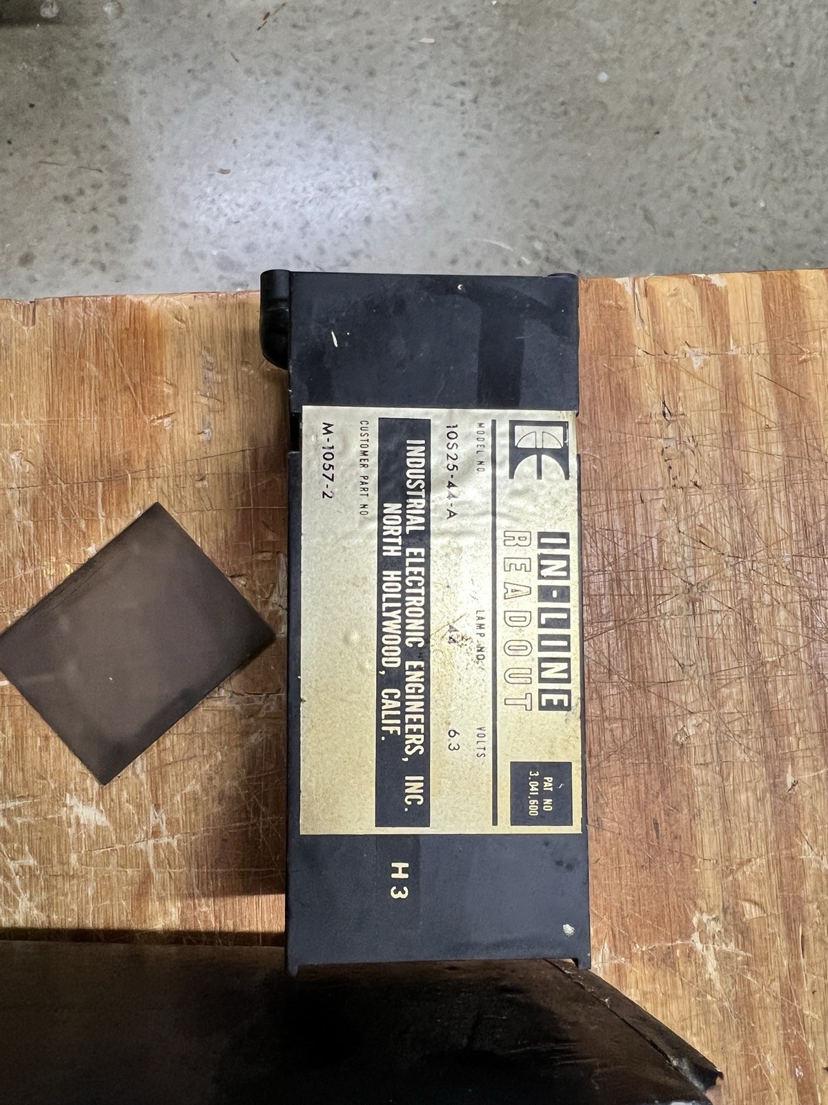 Industrial Electronic Engineers (IEE) 10525-44-A In-Line Readout