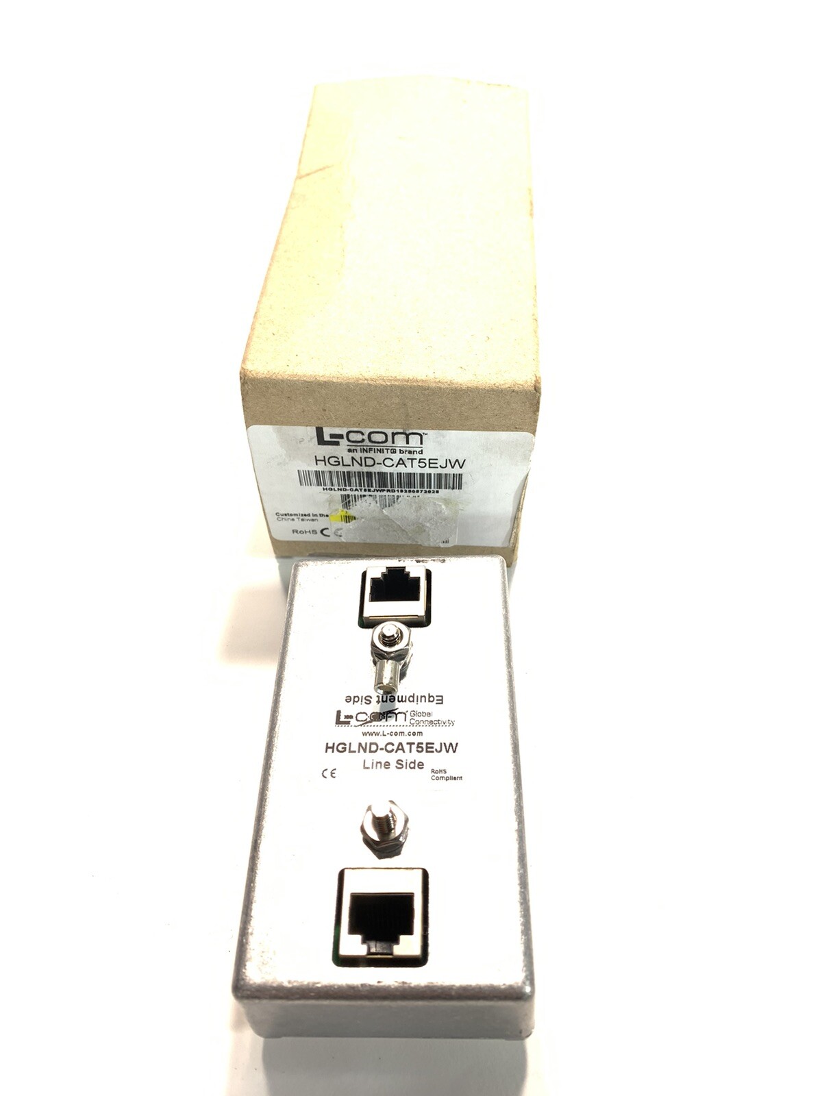 L COM HGLND-CAT5EJW HGLNDCAT5EJW Indoor Outdoor Lightning Surge Protector Din 3