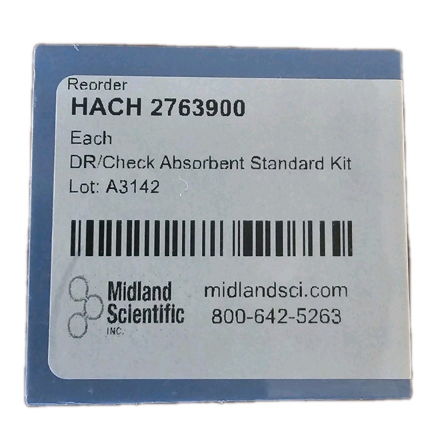 DR Check 27639-00 Absorbance Standard Secondary Standards Kit HACH 2763900