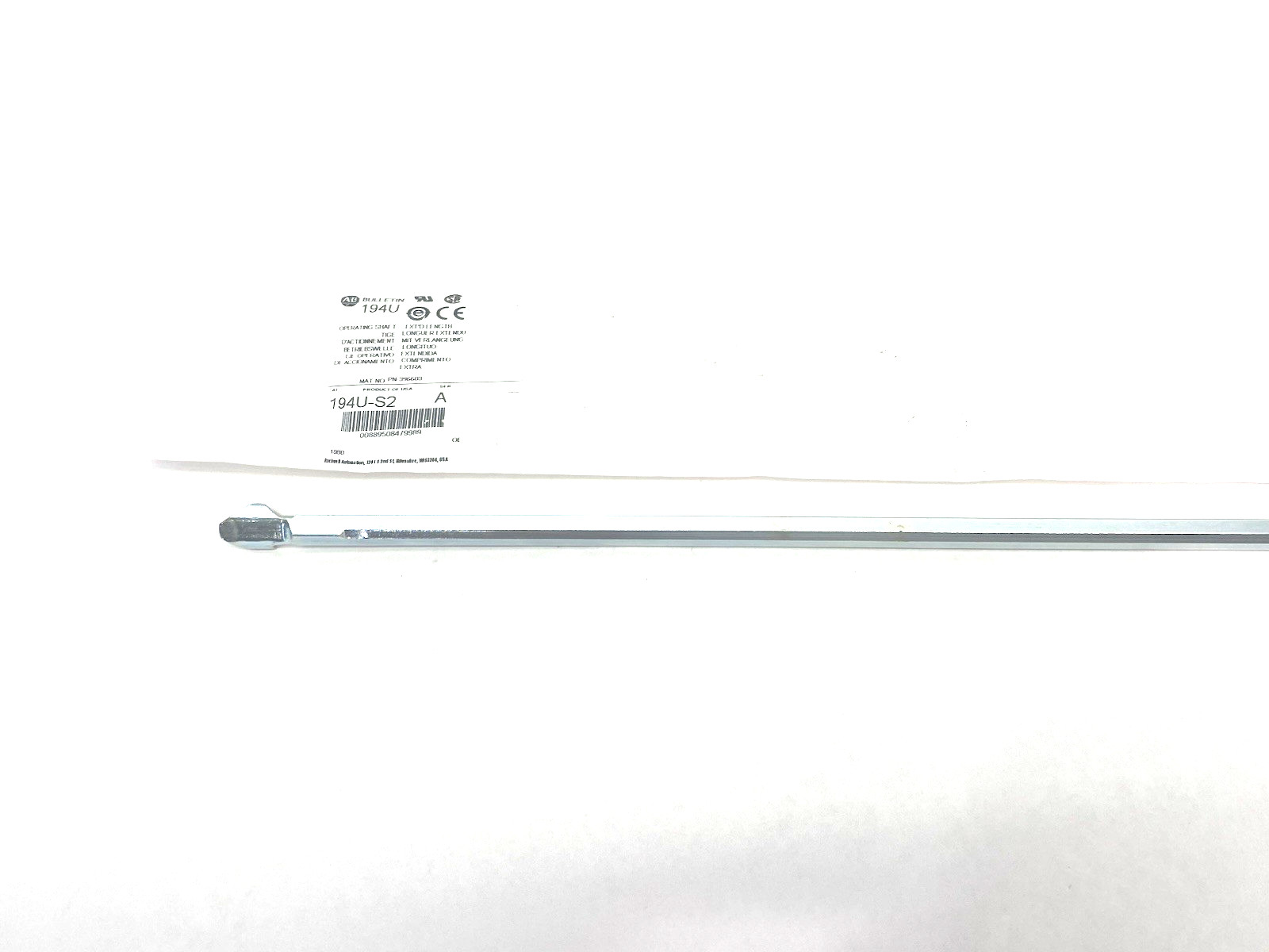 Allen Bradley 194U-S2 Ser. A Front Mount Handle Shaft 21″ Length