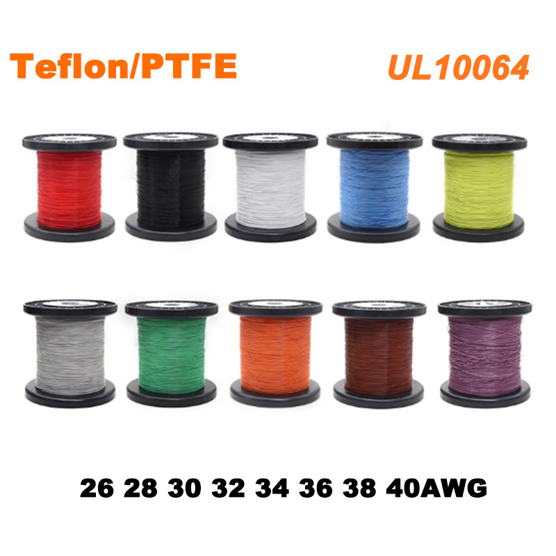 UL10064 PTFE Cable Wire 26 28 30 32 34 36 38 40 AWG Flexible Tinned Copper Cable