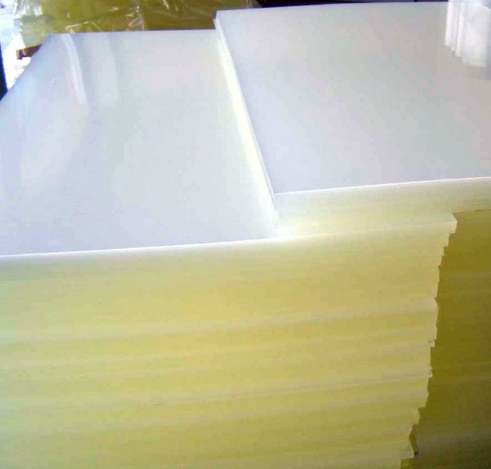 1pc White Polypropylene PP Plastic Flat Sheet Plate 5mm x 200mm x 200mm #U346 YG