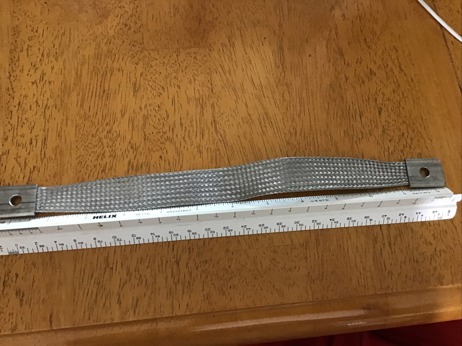 12 Inch braided ground strap NOS