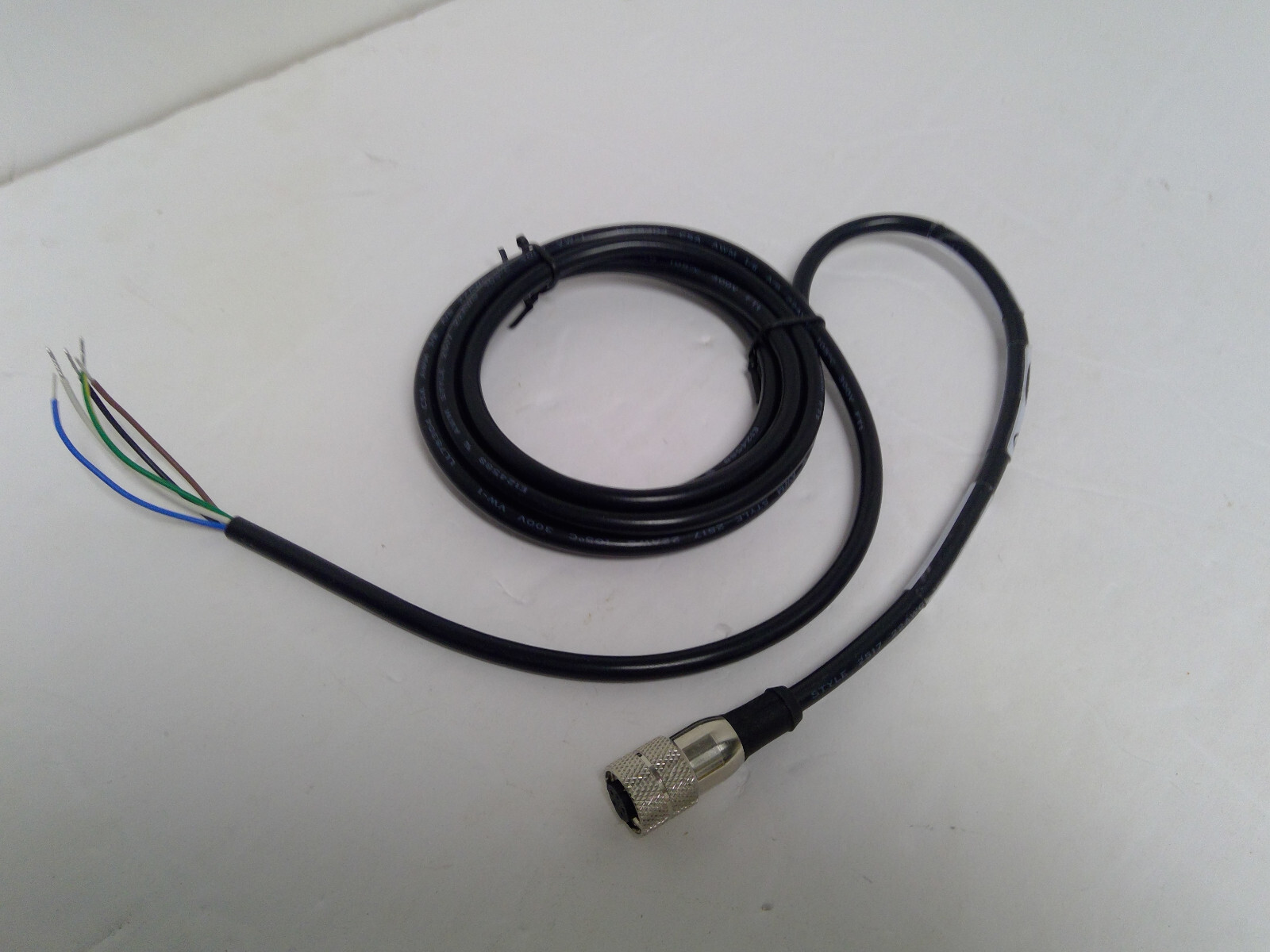 Banner 5 pin 12mm to Micro Cable MQDC-506 6′ cable, for AC applications.