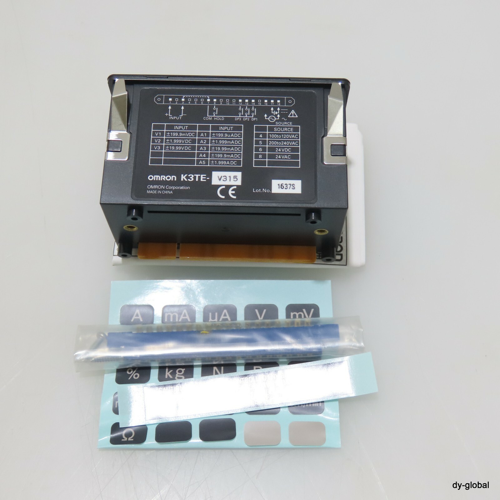 OMRON Panel Meter NIB K3TE-V315 AC200-240V ELEC-I-1388=9K12