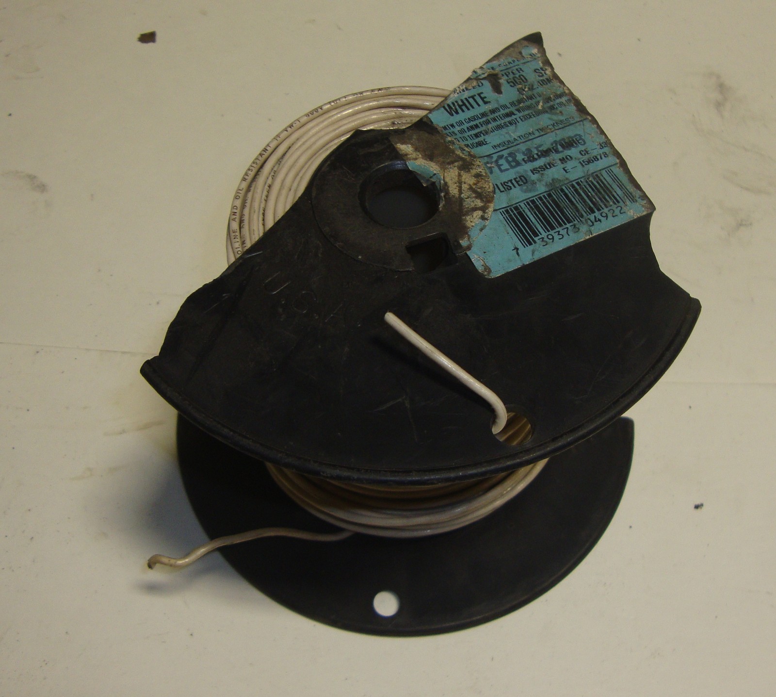 White Wire Cat # 6156878 Copper 16 AWG Type TFFN,MTW 600v 70603MO