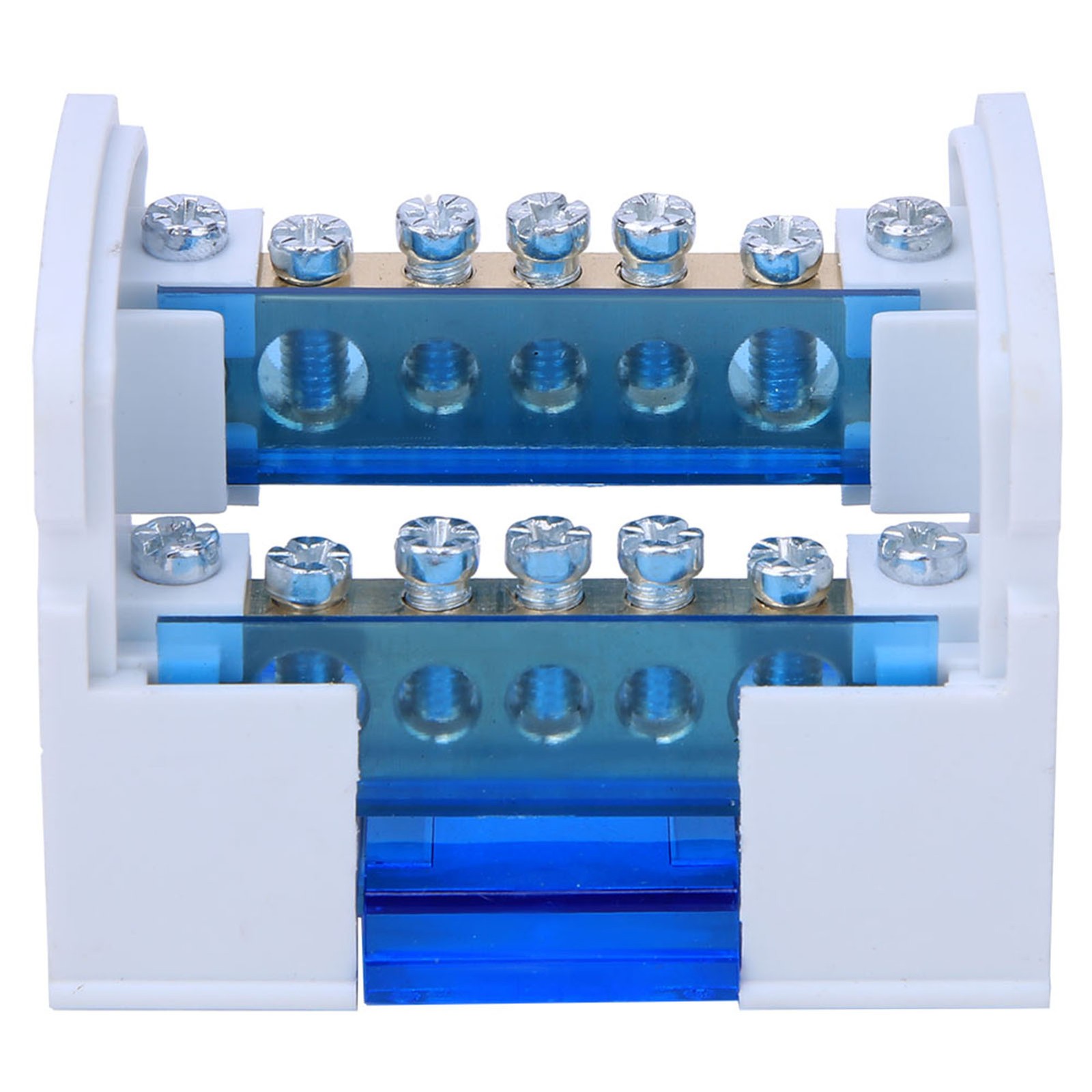 ­Terminal Distribution Box Din Rail 2-Level Single Phase With Transparent Dust