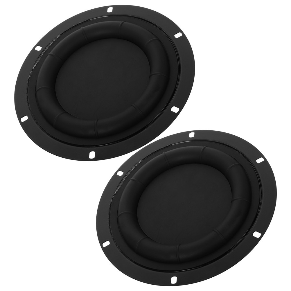 2 Pcs Bass Radiator Passive Speaker Repair Round Subwoofer Diaphragm
