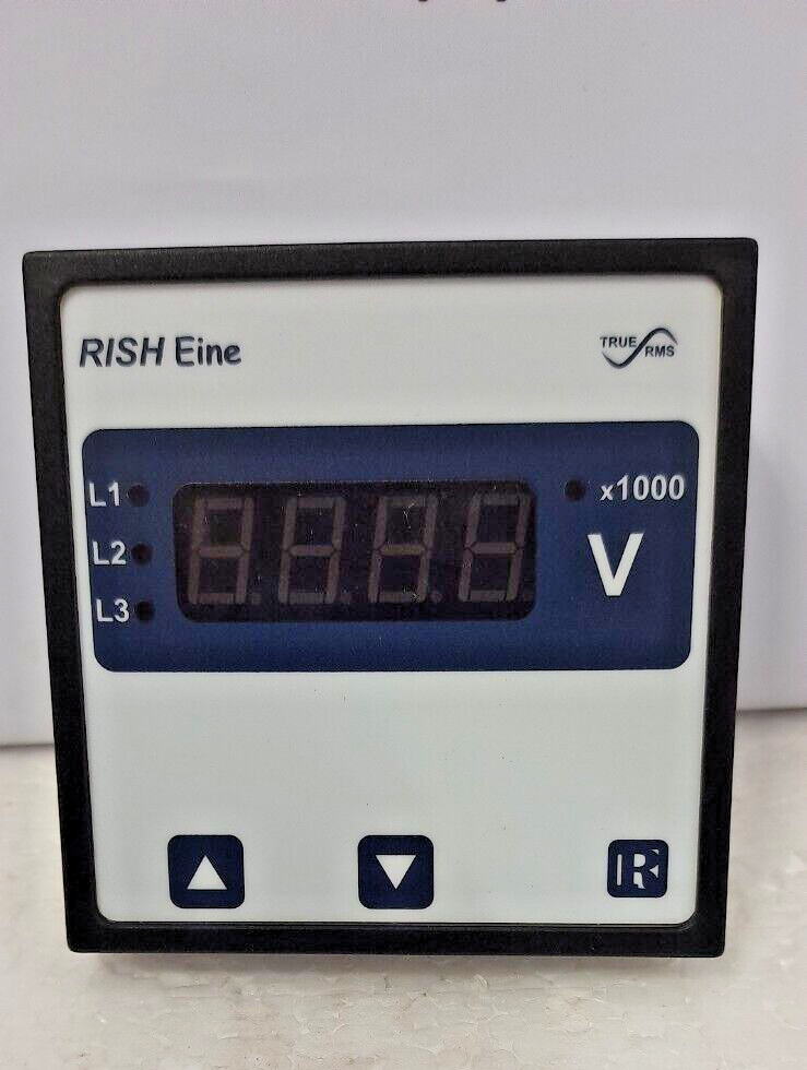 Rishabh Rish Eine 3V Voltage DPM Input 100-500 VL-L , P/N- 3AYN569751-620R