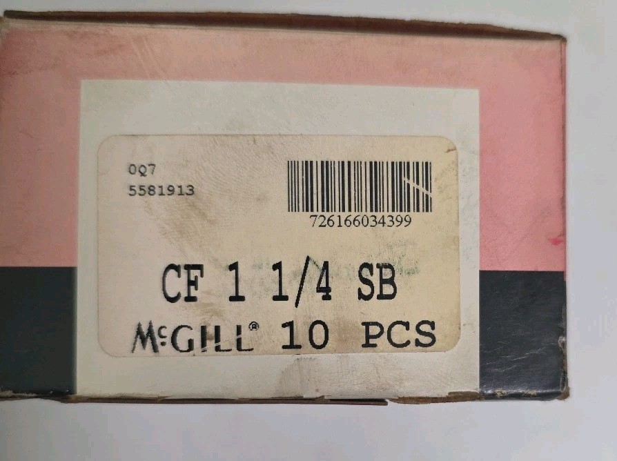 10 NEW- SEALED OLD STOCK MCGILL CF 1 1/4 SB CAM FOLLOWER 1-1/4″