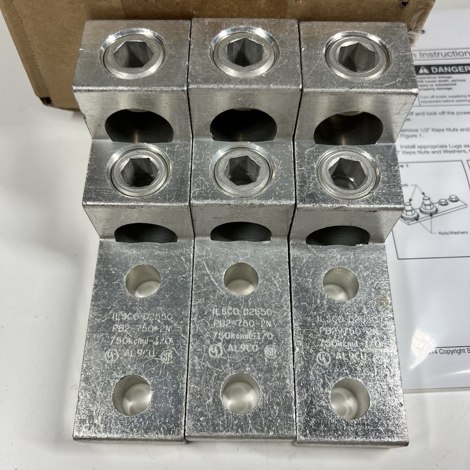 Siemens Power Mod Lug Kit for 1 Phase Main Modules Wire Range: 1/0-500 kcmil NEW