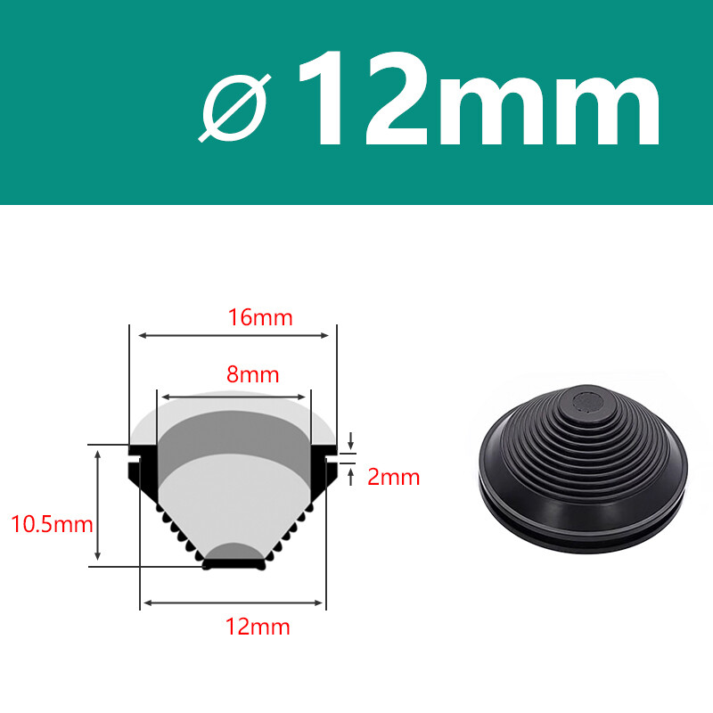 Ø 12mm -130 mm Sleeved Cable Grommets Rubber Tapered Sleeves Seal Plugs Bungs