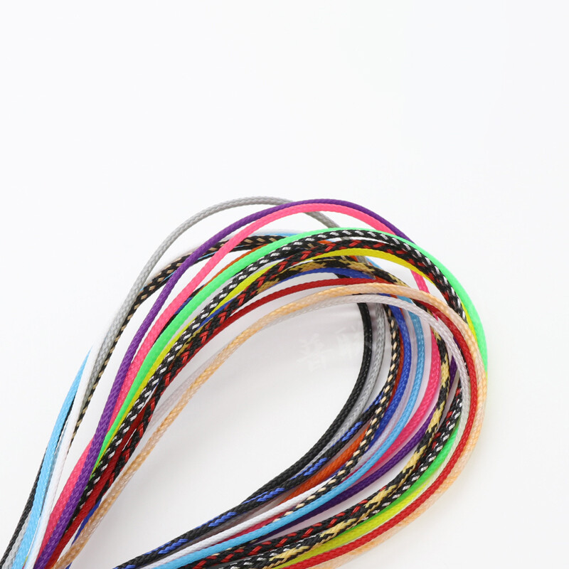 18 Colors Braided Electrics Cable Wire Sleeve PET Expandable Wire Sheath Harness
