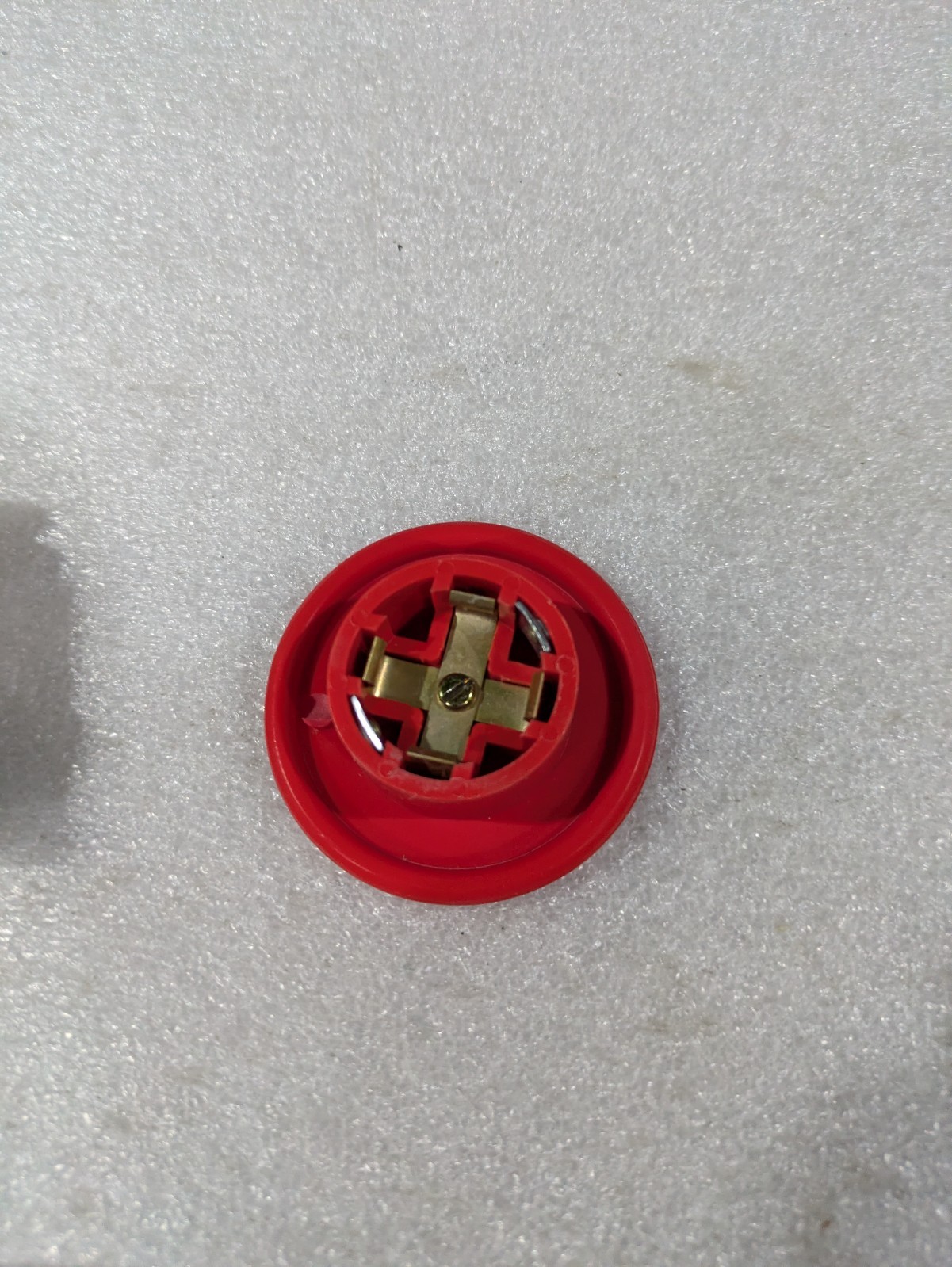 GE CR2940UM200AC Red Mushroom Head Push Pull Oiltight Heavy Duty Button 2-1/4in